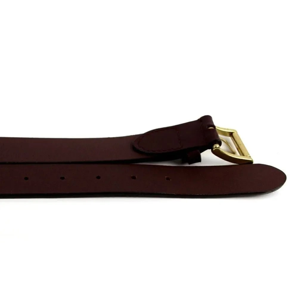 Crazy Horse BROWN GENUINE LEATHER 1 1/8